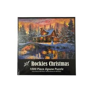 Vermont Christmas Company "Rockies Christmas" 1000-Piece Puzzle (New/Sealed)